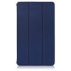 Samsung Galaxy Tab A7 Lite (SM-T220/T225) Tri-fold Stand PU Leather Case Cover, Dark Blue | Planšetdatora Apvalks...