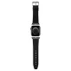 Ремешок Karl Lagerfeld Saffiano Monogram для Apple Watch 38/40/41 мм - черный