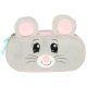 Skolas penālis BAMBINO ar mīkstu apdari un nolokāmu vāku - Pele l School Pencil Case BAMBINO with Soft Lining and...