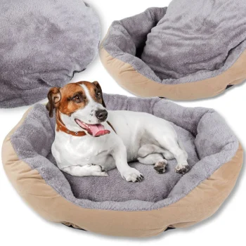 Soft Pet Bed for Dogs and Cats, Size M (60x55x15 cm)