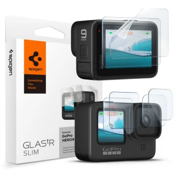 Защитное стекло и пленка Spigen Glass.tR Slim для GoPro 9/10/11/12