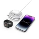 Беспроводное зарядное устройство Tech-Protect QI15W-A32 3-в-1 MagSafe - серое