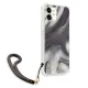 Guess iPhone 12 mini vāciņš Marble Collection, pelēks