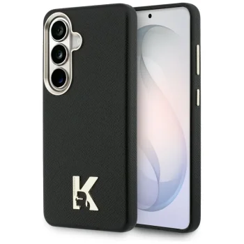 Karl Lagerfeld K Metal Logo MagSafe vāciņš priekš Samsung Galaxy S26, melns
