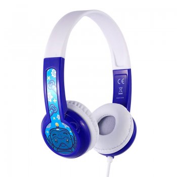 Buddyphones DiscoverFun Over-Ear Headphones, Blue | Наушники с Микрофоном