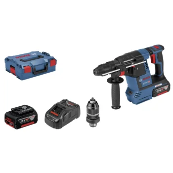 Akumulatora perforators Bosch GBH 18V-26 F, 2x 5.0Ah, L-BOXX
