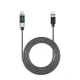 Orico LDC2C USB-C uz USB-C kabelis PD 100W ar LED displeju 3m, melns