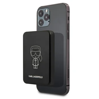 Внешний аккумулятор Karl Lagerfeld Ikonic Outline 3000mAh MagSafe черный