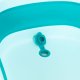 ECOTOYS Foldable Baby Bathtub with Drain Plug for Travel, Blue