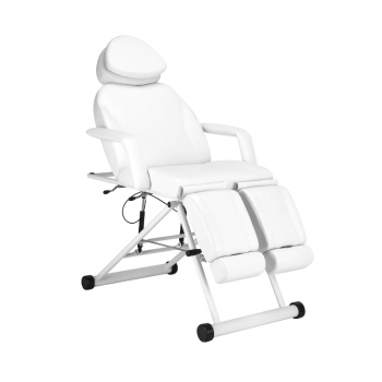 Pedicure Chair Cosmetic Bed Massage Couch AZZURRO 563S, White
