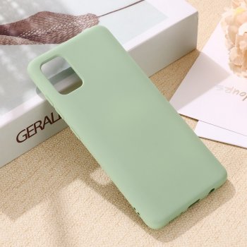Samsung Galaxy A71 (SM-A715F) Soft Liquid Silicone Case Cover, Green | Telefona Vāciņš Maciņš Bampers Apvalks