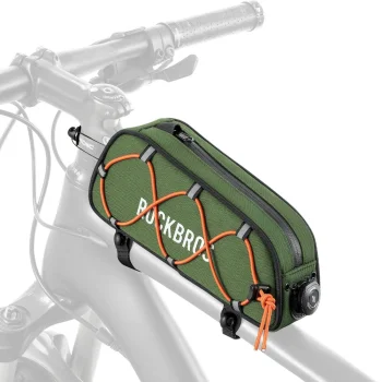 Velosipēda rāmja soma Rockbros ROAD TO SKY 30120045001, ūdensizturīga, 0.7 l, zaļa