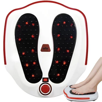 Electric Foot Massager with Vibration and Heating, 22W