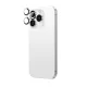 Kameras aizsargstikls AmazingThing iPhone 16 Pro / 16 Pro Max ar alumīnija rāmi, sudraba
