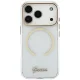 Прозрачный чехол Guess IML Script Metal MagSafe для iPhone 18 Pro Max / 17 Pro Max