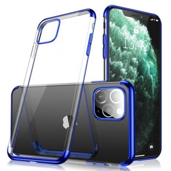 Apple Iphone 11 6.1'' Clear Color Electroplating Cover Case, Blue | Telefona Macņš Vāciņš Apvalks Bampers