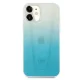 Чехол Mercedes для iPhone 12 mini Transparent Line, синий
