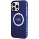 Чехол Audi для iPhone 15 Pro Max IML Big Logo MagSafe, синий