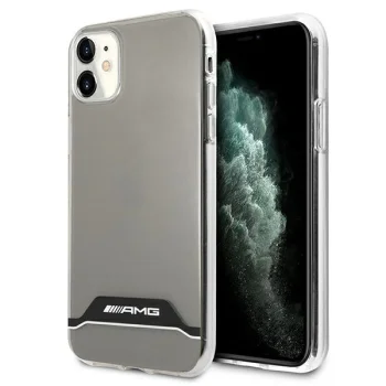 Mercedes AMG Electroplate Black&White vāciņš iPhone 11 / XR Caurspīdīgs