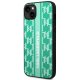 Чехол Karl Lagerfeld Monogram Stripe для iPhone 14 Plus, зеленый