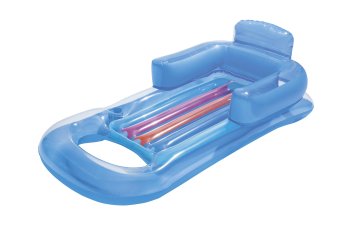 BESTWAY 43028 Inflatable Swimming Water Mattress with Bottle Holder, 161x84 cm