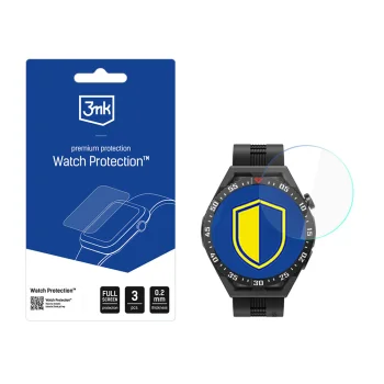 Гибридное защитное стекло 3mk Watch Protection для Huawei GT 3 SE 46 мм, 3 шт.