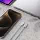 Кабель Dudao L6C USB-C - USB-C PD, 30W, 2м, Светло-синий