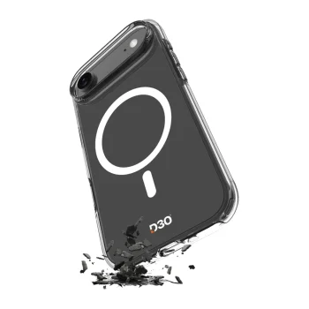 Puro iPhone 17 Air vāciņš Impact Clear D3O MagSafe, caurspīdīgs