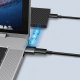 Joyroom adapteris no USB Type-C (ligzda) uz USB (spraudnis), 2 gab., melns (S-H152 Black)
