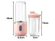 Portable USB Smoothie Blender with 6 Blades, 45W, 2 x 400ml Cups