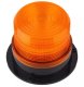 Magnētiskā LED brīdinājuma bākuguns 12/24V, oranža