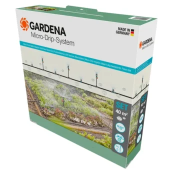 Комплект системы микрокапельного полива Gardena для грядок
