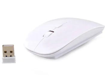 Беспроводная оптическая мышь Slim 2.4GHz 1600 DPI Белая