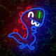 Dinosaur LED Neon Sign Jurassic Baby Dino FLNJ01 for Wall Decor, Blue