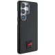 DKNY Leather Heart of NY Case for Samsung Galaxy S25 Ultra, Black