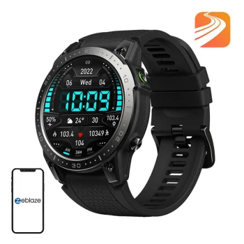 Viedpulkstenis Zeblaze Ares 3 Pro (melns) | Smartwatch (Black)