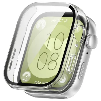 Tech-Protect Huawei Watch Fit 3 aizsargvāciņš Defense360, caurspīdīgs