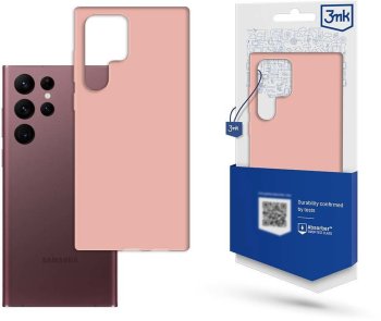 Samsung Galaxy S23 Ultra (SM-S918) 3MK Matt Case Cover, Lychee | Matēts Telefona Maciņš Vāks Apvalks Bampers