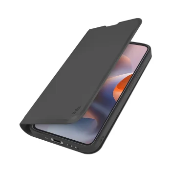 Atverams vāciņš SBS Wallet Smooth priekš Motorola Moto G86, melns