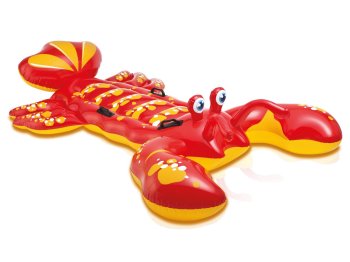Intex Inflatable Lobster Ride-On Float with Handles 213x137 cm