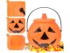 Большое ведерко-тыква для конфет на Хэллоуин, котелок для...