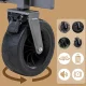 Qunature salokāms, transporta, dārza ratiņš, lieli riteņi ar slēdzi - brūns | Foldable, Transport, Garden...