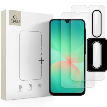 Комплект защитных стекол Tech-Protect Glass Set+ для Samsung Galaxy A26 5G,...