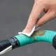 Обмотка руля Rockbros Perforated Silicone, зеленая