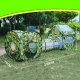 Kids 3-in-1 Play Tent with Tunnel Moro, 230x70x85cm