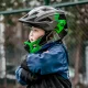 Детский велошлем Rockbros TS-61 со съемным подбородком S (48-52) - Зеленый