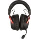 HyperX Cloud III S bezvadu spēļu austiņas, melnas/sarkanas