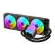 Система водяного охлаждения процессора DarkFlash CB360 3x120mm ARGB, черный