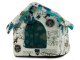 Medium pet house bed for dogs and cats white