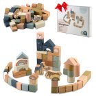 Nukido Wooden Building Blocks NK-858, 70 pcs.